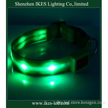 Christmas LED Dog Collar and Leash with USB Rechargeable